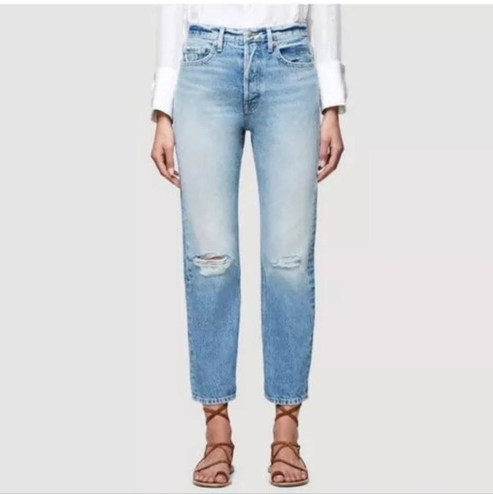 FRAME Rigid Re Release Le Original Taper Jeans.